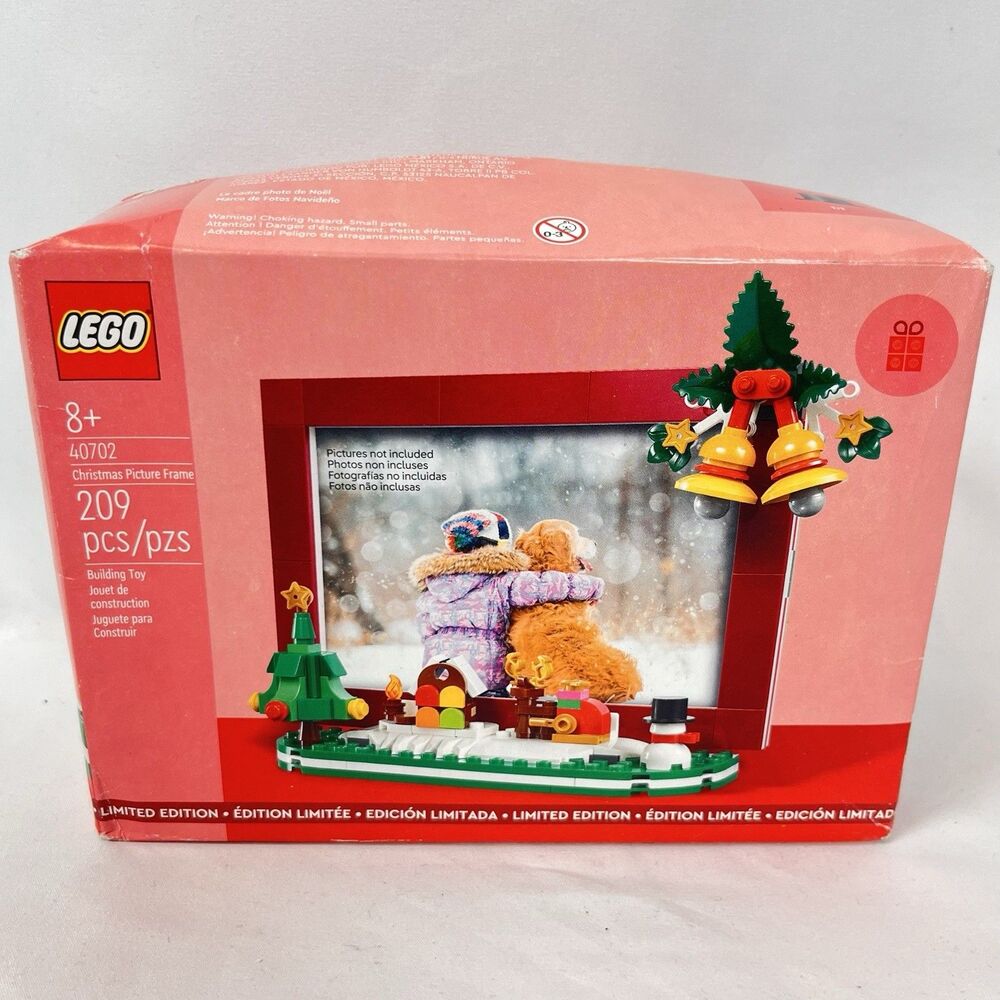 LEGO 40702 Christmas Picture Frame 209pcs Set Limited Edition New Box Wear - Picture 1 of 10